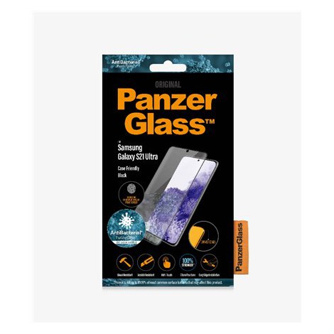 PanzerGlass | Screen protector - glass | Samsung Galaxy S21 Ultra 5G | Tempered glass | Black | Transparent - 2